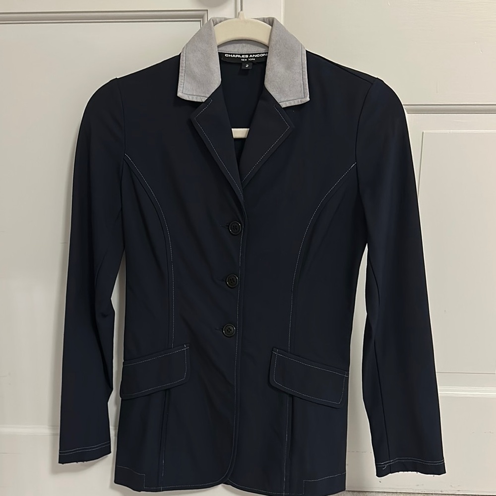 Woman’s Charles Ancona Navy Showcoat